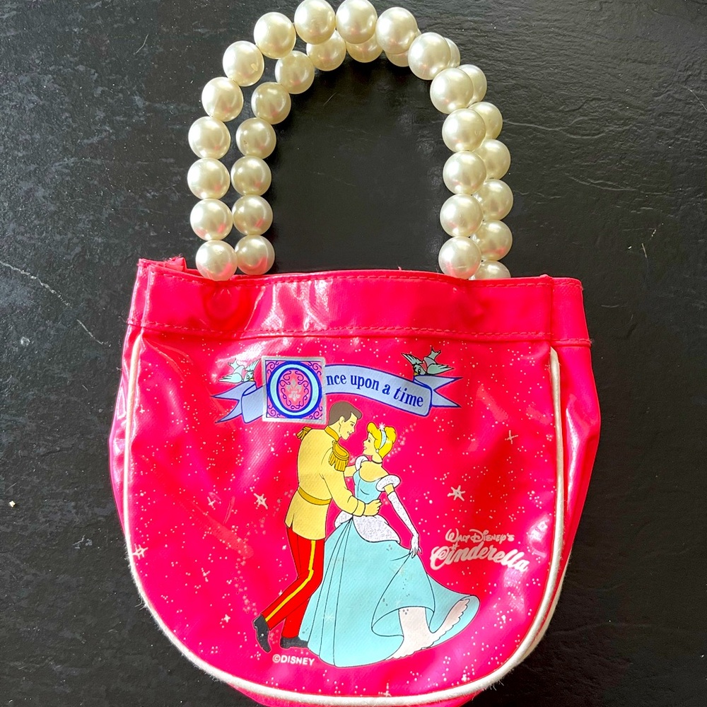 Disney Cinderella Pink Bag with Pearl Handle